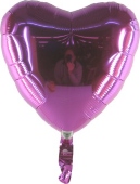 Herzballon pink (heliumgefüllt) (FHGE2)