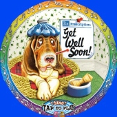 Singender Ballon: Get Well Soon (FHGE 80 Proz SFB 1304601)