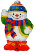 Schneemann Luftballon ohne Helium, Schneemann-Ballon (FUNG-Luftballon-Schneemann-182)