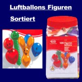 Luftballons "Figuren Sortiert" 100 St&uuml;ck (LRD Ev 42100 3)