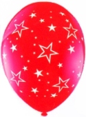 Luftballons "Stars All Over" Bunt gemischt (LRMM 9906 40)