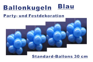 Ballonkugeln Standard Blau - Ballonkugeln Standard Blau