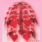 Hanging Cascade Decoration Hearts and Flowers (Am 242033)