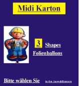 Folienballons Shapes 3 St&uuml;ck (FHGE MK Ausw3xShapes)