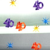 Geburtstag String-Deko 40 (GEBU Am 679063)