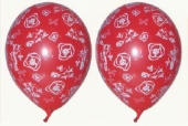 Luftballons "Rosen" 100 Stück 
(LRMM 100 E 52 328)