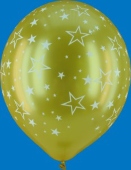 Luftballons "Stars All Over" Gold (LRMM 9906 41)