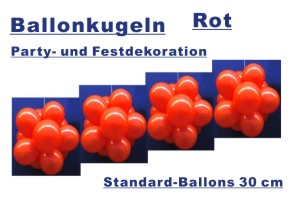 Ballonkugeln Standard Rot - Ballonkugeln Standard Rot