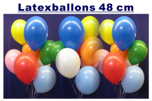 Luftballons Latex 48cm - Luftballons Latex 48cm