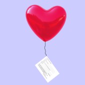 Ballonflugkarten / Hochzeit 30 St&uuml;ck (BAZUB HK/30)