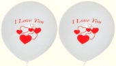 Luftballons "I Love You Hearts" 25 St&uuml;ck (LRMM E 52 327)