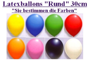 Latexballons 30cm / Single Farben - Latexballons 30cm / Single Farben