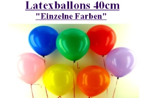 Latexballons 40cm / Single Farben - Latexballons 40cm / Single Farben