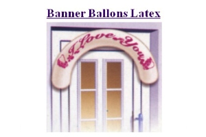 Luftballons Banner, Banner Luftballons, Luftballons Hochzeit, Liebe, Geburtstag, Banner Ballons - Banner Ballons
