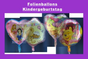 Kindergeburtstag Folienballons - Kindergeburtstag Folienballons