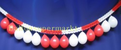 Luftballons Rot-Wei� Girlande Rot-Wei� Fest-und Partydekoration 01