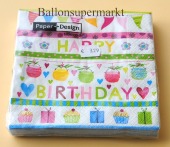 Geburtstag Servietten-Happy Birthday, Special Day (Geburtstagsservietten-Happy-Birthday-Sp-D-20756)