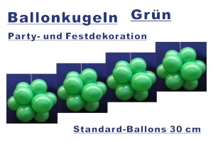 Ballonkugeln Standard Gr&uuml;n - Ballonkugeln Standard Gr&uuml;n
