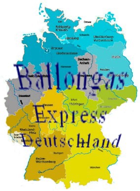 Ballongas und Helium Express, Versand von Heliumgasen in Deutschland