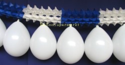 Festdeko Blau-Weisse Girlande weisse Luftballons 03
