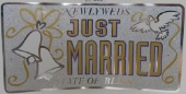 Autoschild "Just Married" (HOCH21)