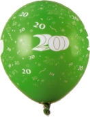 Luftballons, Latexballons 50 St&uuml;ck  "20" (LRMZ 61103 9)