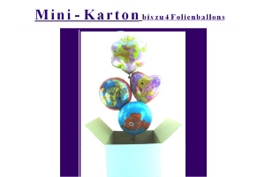 Folienballons, Luftballons aus Folie, Kleiner Karton Folienballons, Luftballons aus Folie, Kleiner Karton
