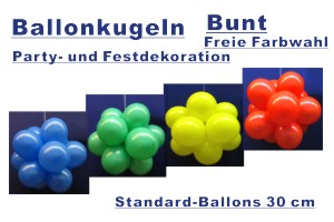 Ballonkugeln Standard Bunt - Ballonkugeln Standard Bunt
