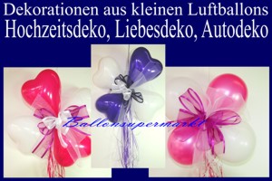 Mini-Luftballons-Dekorationen - Mini-Luftballons-Dekorationen
