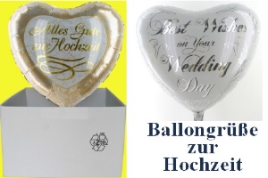 Folienballons "Hochzeit" - Folienballons "Hochzeit"