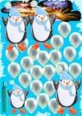 Winter mit Pinguin (Mini) (BGS05MD WiP HS 01)