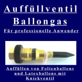 Ballongas Aufflventil fr Luftballons und Folienballons (Ballongas-Ventil-Profi 1)