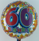 Happy Birthday "60" (heliumgef&uuml;llt) (FHGE Pr 06)