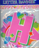 Geburtstag   Banner Hearts (GEBU BA Heart 01)