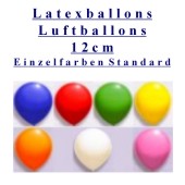 Luftballons Mini, 50 St&uuml;ck -  Einzelne Farben (LRST E12/50)