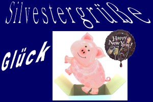 Happy New Year "Gl&uuml;ck" - Happy New Year "Gl&uuml;ck"
