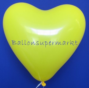 Luftballons Herzen Gelb