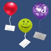 Ballonflugkarten / 1000 St&uuml;ck (BAZUB2/1000)