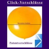 Patentverschl&uuml;sse, Fixverschl&uuml;sse f&uuml;r Riesenballons 10 St&uuml;ck (BazubR10)