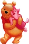Puuh B&auml;r Luftballon ohne Helium, Winnie the Pooh Ballon (FUNG-Luftballon-Puuh-Baer-152)