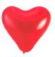 Herzluftballons Rot 10 Stück (LHRGÜ10)