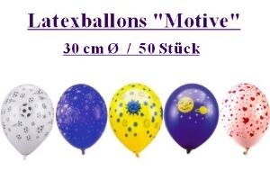 Latexballons: Motive, 30 cm &Oslash; - Latexballons: Motive, 30 cm &Oslash;