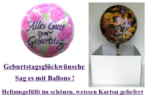 Folienballons Geburtstag