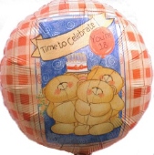 Ballon aus Folie, Happy Birthday, You are 18, Set mit Heliumdose (FHGE BGSSMS11)