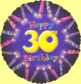 Happy 30th Birthday (heliumgef&uuml;llt) (FHGE Ev665011)