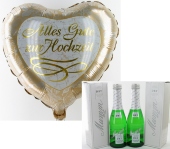 "Alles Gute zur Hochzeit" MUMM (FHGE HOCH GLW10)
