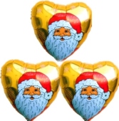 Weihnachtsgl&uuml;ckw&uuml;nsche Nikolaus Gold (FHGE KK WGLW 02)