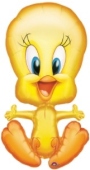 Tweety Luftballon ohne Helium, Tweety-Kanarienvogel-Ballon (FUNG-Luftballon-Tweety-Sh-02761)