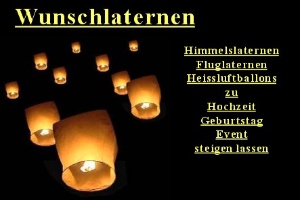Himmelslaternen,Wunschlaternen,Leuchtende Hei�luftballons