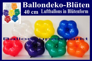 Bl&uuml;ten-Luftballons 40 cm - Bl&uuml;ten-Luftballons 40 cm